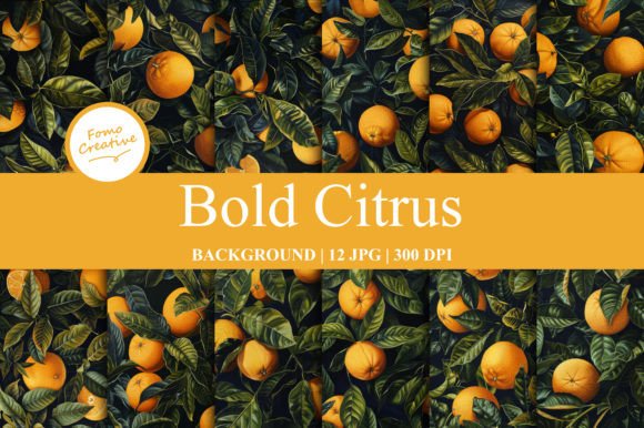 Bold Citrus Background Review: A Zesty Design Asset for Creative Projects