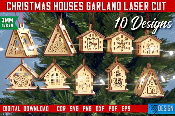 Christmas Houses Garland Bundle CNC: Winter Amp Design Review