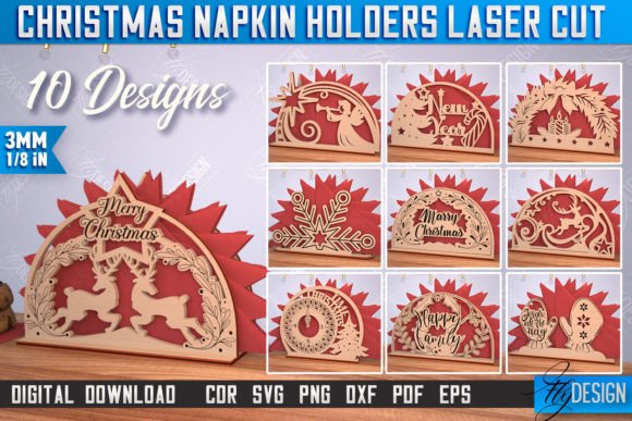 Christmas Napkin Holder Bundle New Year: Winter Amp Design Review