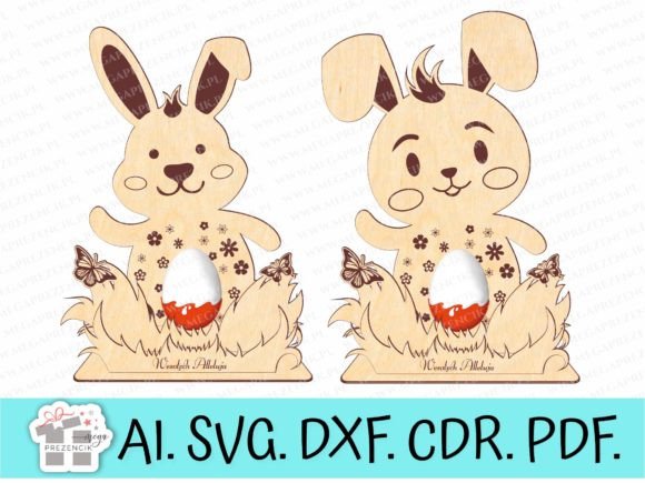 Easter Bunny on a Laser Surprise Egg Svg: Patterns for Seasonal Content