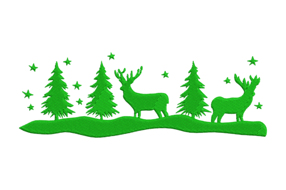 Forest and Deers Christmas Review