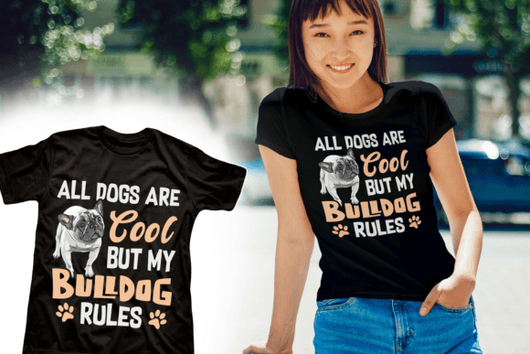 Funny Bulldog T-shirt Design Review