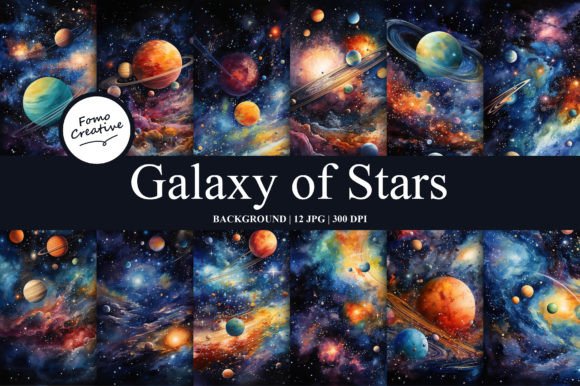 Galaxy of Stars Backgrounds: Patterns for Brand Identity