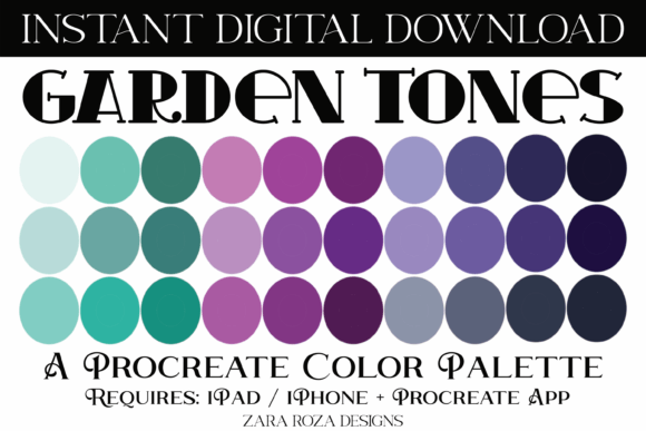 Garden Tones Procreate Color Palette Add-Ons Review