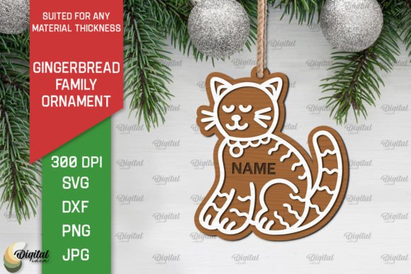 Gingerbread Cat SVG: A Festive Asset for Local Business Branding