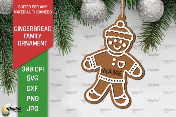 Gingerbread Man SVG. Gingerbread Family for Winter Amp Projects