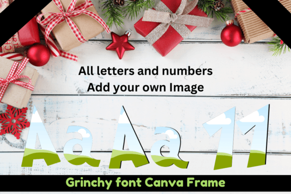 Grinchy Font Canva Frame Review: Best Christmas Templates for Crafters