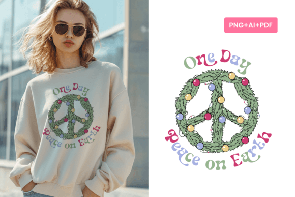 One Day Peace on Earth T-shirt Design for T-Shirt Designs