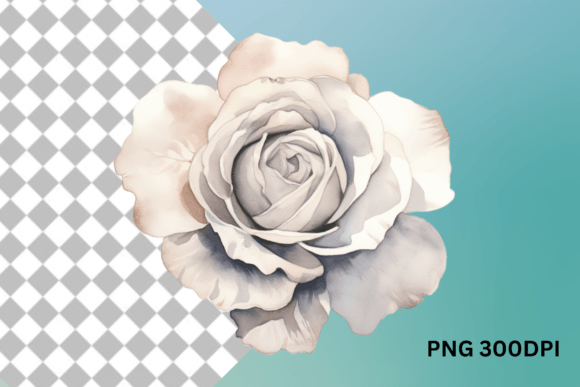 Rose Flower Clipart for Crafts and Branding