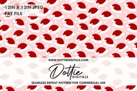 Santa Hats on Pink Seamless Pattern Review