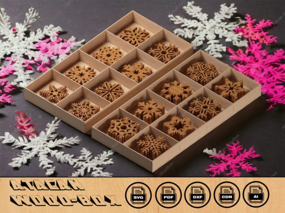 Snowflake Christmas Decor Bundle - Laser