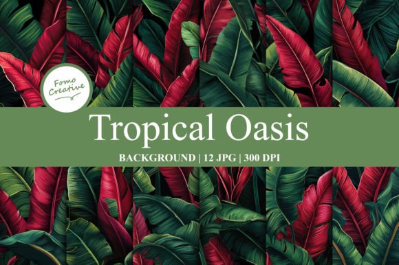 Tropical Oasis Background Review: A Must-Have for Handmade Designers