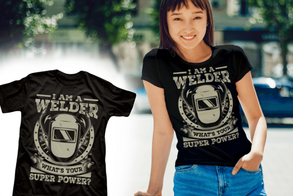 Vintage Welder T-shirt Design for T-Shirt Designs