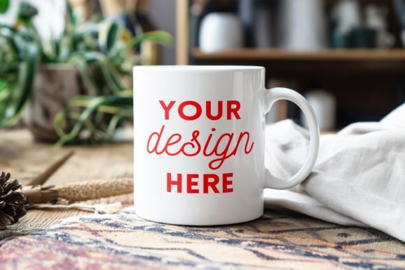 White Ceramic Mug Mockup Cozy Home Style for Mugs Amp Campaigns